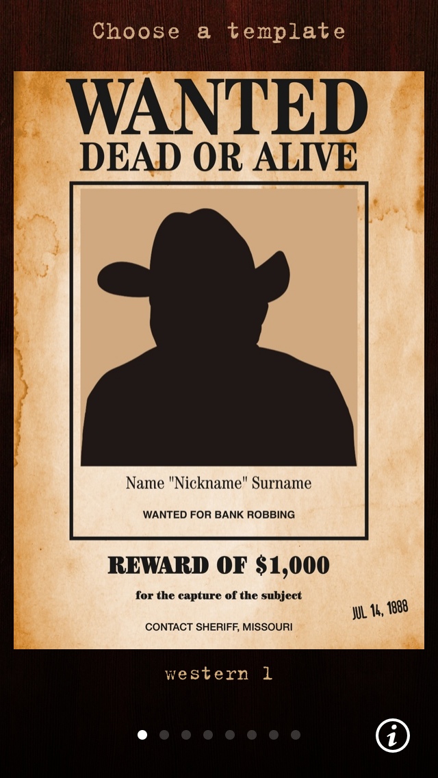 Wanted Poster Creator