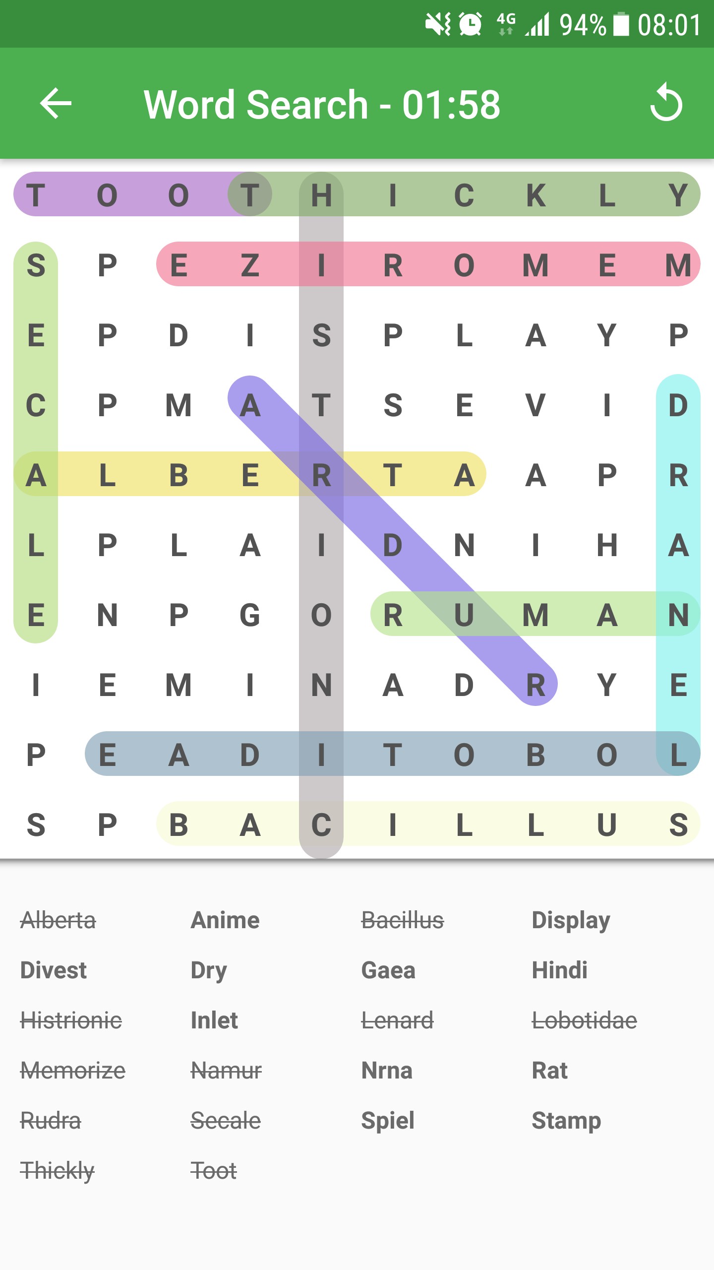 Word Search Puzzle Game