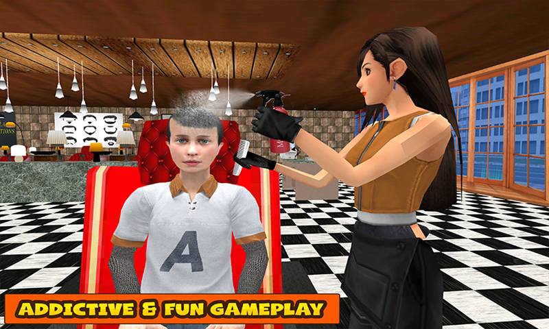 Barber shop - Girl Games