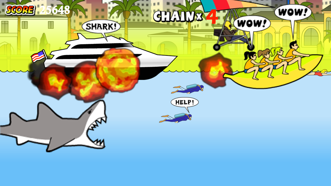 MIAMI SHARK GAME Flash Game Video 