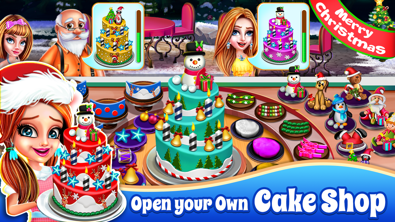 Christmas Cooking : Food Truck Express Game