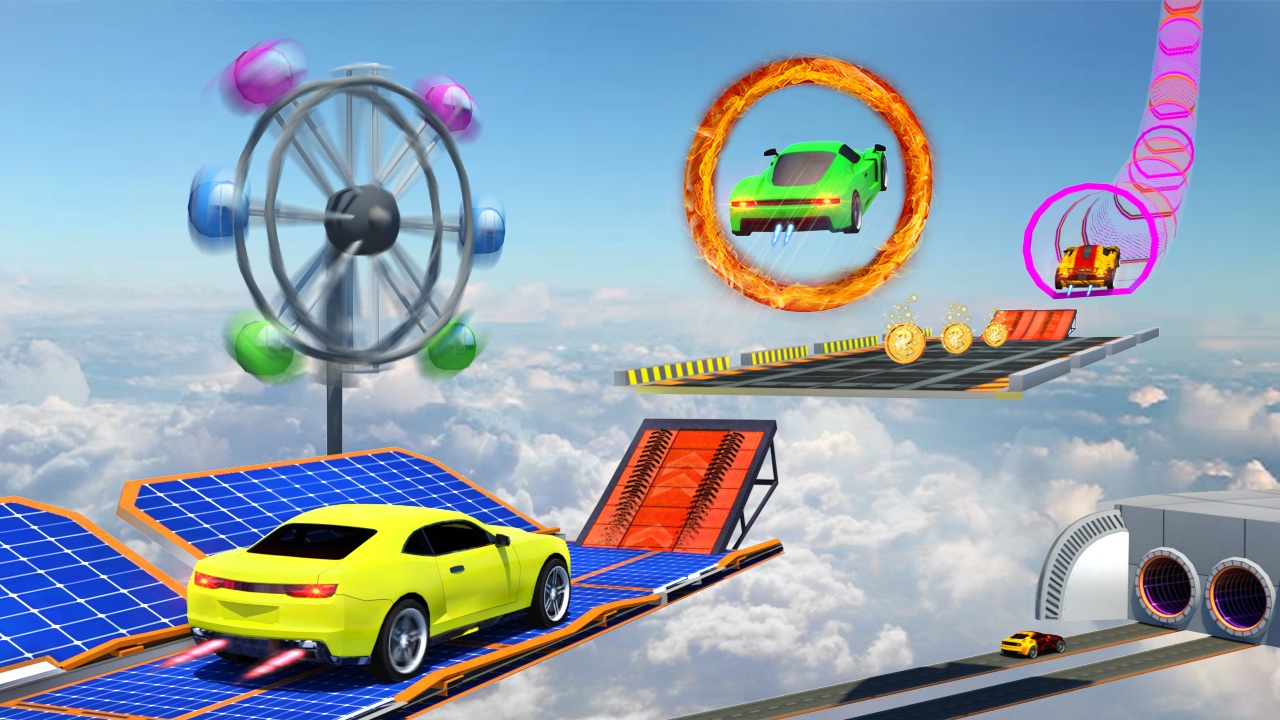Impossible Car Stunts Driving - Sport Car Racing Simulator 2021
